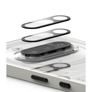 Imagem de Ringke Vidro para câmera [proteção multicamadas] compatível com o protetor de lente da câmera Nothing Phone 3a, capa de vidro temperado projetada para telefone Nothing (3a) - pacote com 2