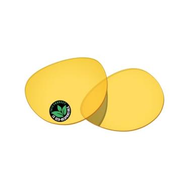 Imagem de Raydi Lentes de reposição de policarbonato para óculos de sol Ray-Ban Meta Headliner RW4009 50 mm - Amarelo Transparente - Não Polarizado