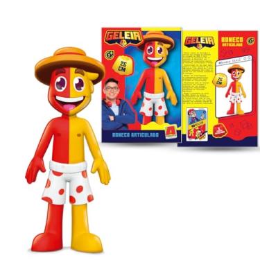 Imagem de Boneco Minec raf Youtuber Geleia Articulado De Vinil 25cm