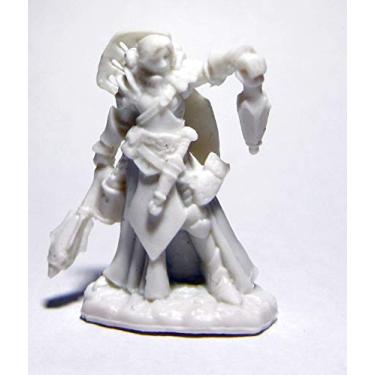 Imagem de Reaper Miniaturas Christina, clériicas femininas #77468 Bones, boneco de plástico sem pintura