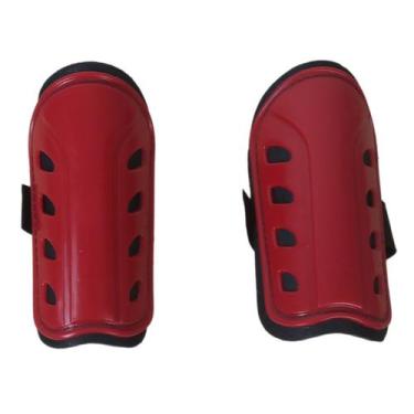 Imagem de Caneleira de Futebol Infantil Fraldinha 1Fit - 1 Fit, Vermelho