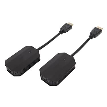 Imagem de Cuifati Transmissor e receptor, kit extensor 5G, kit extensor de tela HDMI 1080p sem fio para laptop, telefone, TV