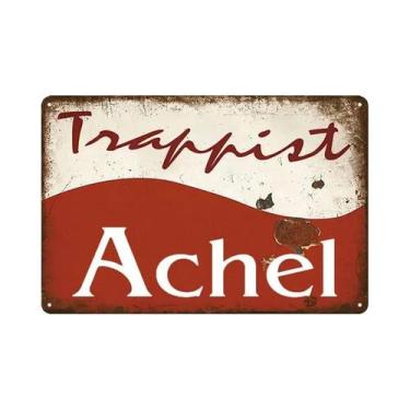 Imagem de Vintage Rum Chouffe Sinal De Metal Retro Arte Da Parede Para Homem Cav