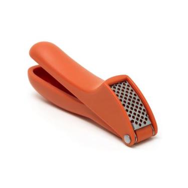 Imagem de Espremedor de Alho Manual Multifuncional Utensilio P/ Cozinha Laranja 