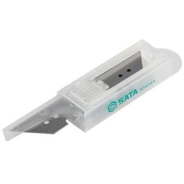 Imagem de Lâmina Para Estilete Trapezoidal 10 Peças Sata ST93434A