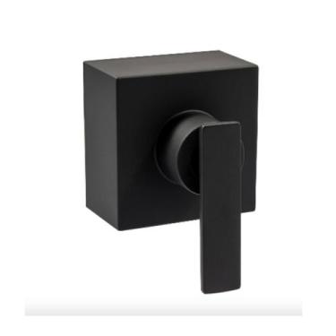 Imagem de Acabamento Alavanca Chata P/ Registro Deca Preto Fosco - Montelar Acab