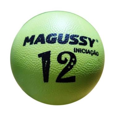 Imagem de Bola Iniciação de Borracha Magussy Tamanho 12 Verde, Verde