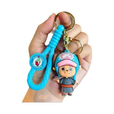 Imagem de Chaveiro Infantil De Anime One Piece Dragon Ball Luffy Nami Chopper Pi