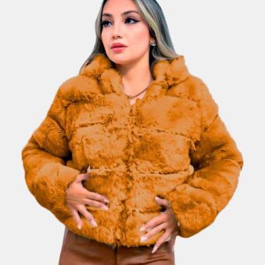 Imagem de Jaqueta Feminina Bobojaco De Pelucia Puffer Com Capuz - Bucci Boutique