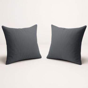 Imagem de KIT 2 Almofada 42cm Decorativa Suede Fofinha Sofá e Cadeira - B BALAQU