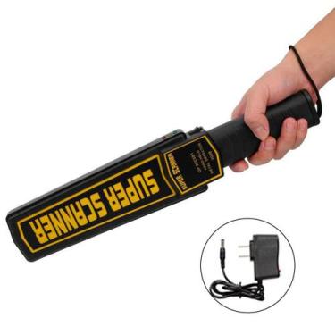 Imagem de Scanner Detector De Metal Portátil Manual Alta Sensibilidade - BIVENA