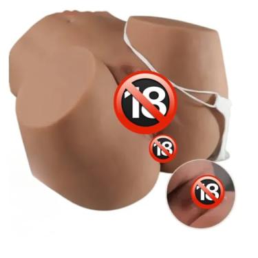 Imagem de Masturbador Masculino Bunda Super Realista Vagina e Ânus Silicone (Pele Morena)