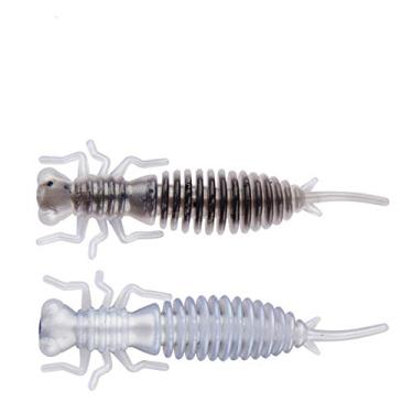 Imagem de East Rain Isca artificial de silicone para larva de cigarra, 0,03/0,06/4,5 g. Isca macia de fio de inseto, riachos do lago riachos de água doce Walleye Panfish Pike Truta