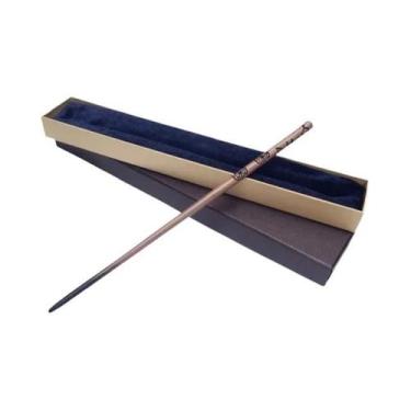 Imagem de varinha mágica com núcleo de metal cosplay para crianças com caixa - o