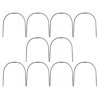 Imagem de De Cobertura Para Fileiras | Túneis de Crescimento Para Hortas | 10 Peças Suportes Flexíveis para Plantas e Equipamento de Germinação para Tomate Videiras Vegetais Flores com Proteção contra Geada par