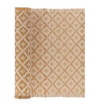 Imagem de 42 cm x 3,3 m de cana de vime natural, rolo de rede de cana de malha para projetos de decoração de móveis de cana faça você mesmo: cadeira, armário, teto e porta (+)