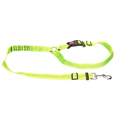 Imagem de YOUTHINK Pet -ajuste o Cinto de Segurança do Apoio de Cabeça para Carro, Nylongust de Cachorro Reflexivo, Adequado para Cães de Tamanhos Diferentes, Caminhada Externa, 1 X Correia (Verde fluorescente)