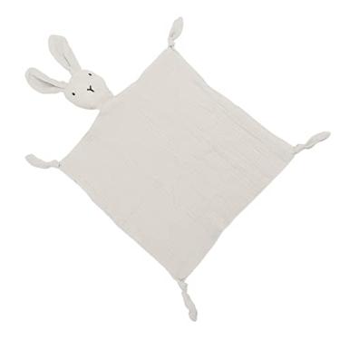 Imagem de Cobertor de Segurança Infantil, Confortável Design de Animal Macio Cobertor de Gaze Dupla Aconchegante para Dormir (Bege)