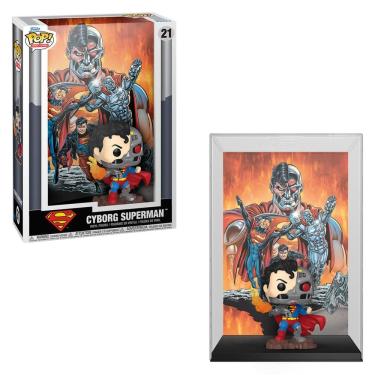 Imagem de Funko Pop Covers Dc Comics: Reign Of The Superman Cyborg