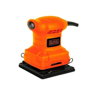 Imagem de Lixadeira Orbital 200W De Folha De Lixa 220V Black+Decker - Black And 