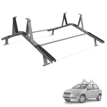 Imagem de Rack Suporte de Teto 2 Escadas Cinza Universal 120kg - Gtnox