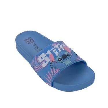 Imagem de Chinelo Zaxy Slide Stitch Meninas Azul Hortencia, 36