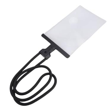 Imagem de Pssopp Glass de Lupa do Pescoço Pendurado, Ampliação de 4x Garosekeck Pescoço Página de Desgaste para Leitura Cruz de Costura para Reparo de Reparo (BLACK)