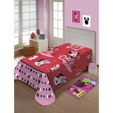 Imagem de Manta Disney Infantil 150x200cm - Manta Fun Minnie