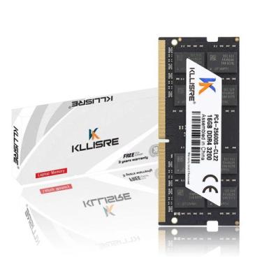 Imagem de Memória Ram para laptop Kllisre DDR4 Sodimm 8GB 16GB 2666MHz 3200MHz, 
