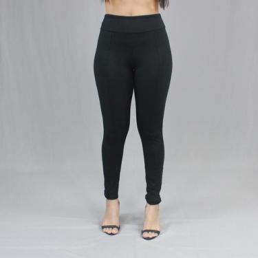 Imagem de Legging montaria texana cowgirl com bolsos traseiros flanelada - Ju Ri