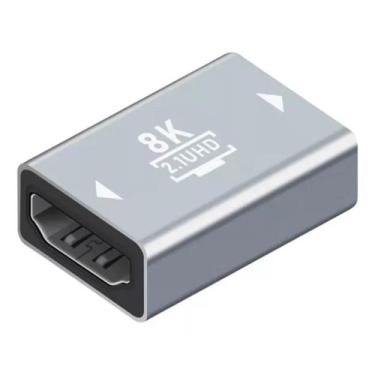 Imagem de Adaptador Emenda Hdmi 2.1 8k 60hz 4k Extensor Acoplador Cabo - LM