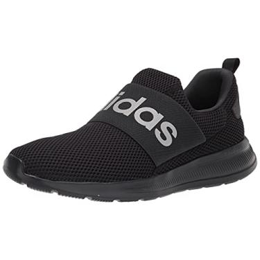 Imagem de adidas Tênis de corrida masculino Lite Racer Adapt 4.0, Preto/Carbono/Branco, 12