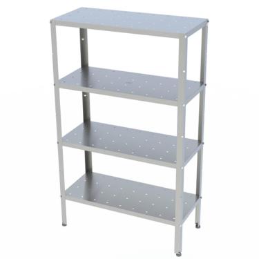 Imagem de Estante Progás Para Câmara Fria Com 4 Prateleiras 240kg Inox PREST-004INOX