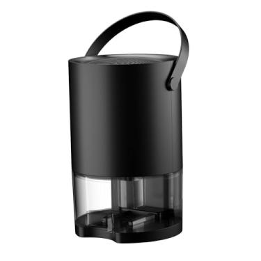 Imagem de WeiLaiKeQi Desumidificador pequeno com desligamento automático e plugue UE, silencioso e portátil para quarto, armário casa, Preto