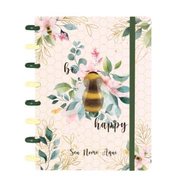 Imagem de Caderno de Discos Flex Inteligente Iscool Personalizado Pequeno Bosque Abelha