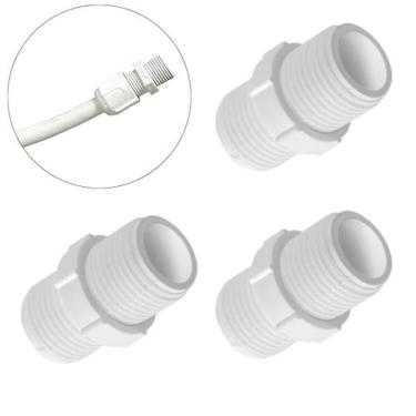 Imagem de Niple Conexão Duplo 1/2 X 1/2 Pvc Linha Roscável 03 Un - Kaztec