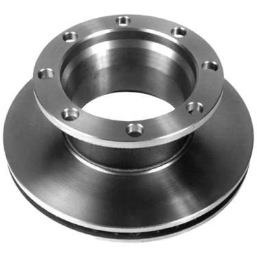 Imagem de Disco Freio Dianteiro Ventilado 8-Furos HF4000, Prata, Hipper Freios