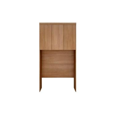 Imagem de Modulado De Quarto Armário Ponte Aéreo Casal Rizon-linea C- 3 Portas Cumaru 23 - Novo Horizonte