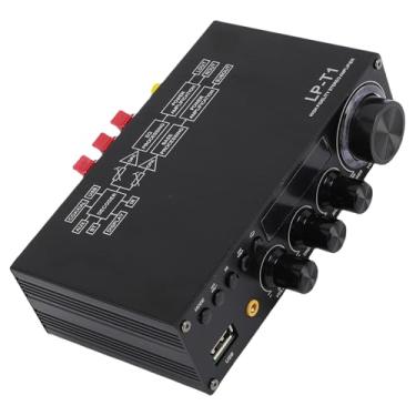 Imagem de GOWENIC 2.1 Canal Bluetooth 5.1 Amplificador Estéreo, Receptor de Som de áudio Home de Amplificador Digital HIFI Com USB AUX Digital Coaxial para karaokê de Home Theater, (Plugue da UE)