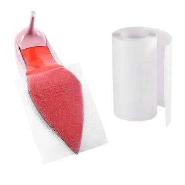Imagem de KAKUPPA Protetor de sola transparente de 99 cm para sapatos, protetores de sapato transparentes antiderrapantes compatíveis com tênis de salto alto Louboutin, adesivos autoadesivos duráveis para
