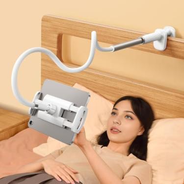Imagem de SCENEIN Suporte de tablet pescoço de ganso para cama, suporte flexível para tablet de braço longo para leitura na cama, compatível com iPad Mini Pro Air Phone Switch Samsung Galaxy Tabs
