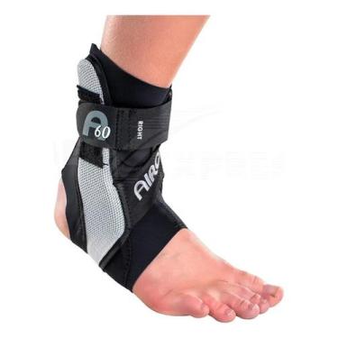 Imagem de Tornozeleira Aircast A60 Estabilizador de Tornozelo Preto, Direito, M 