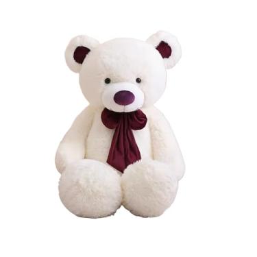 Imagem de Urso De Pelúcia Gigante 1M Com Laço Para Decoração Presente Amor (após realizar a compra nos envie Uma mensagem com a cor que deseja)