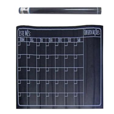 Imagem de Lousa Calendário Adesiva Planner Mensal e Semanal