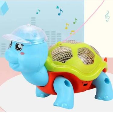 Imagem de Brinquedo Tartaruga Fujona com Som, Luz e Movimento Interativo - TOYS
