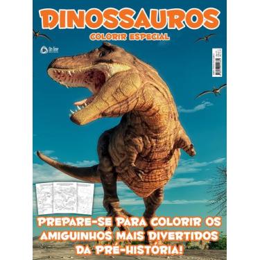 Imagem de Livro - Dinossauros - Colorir especial