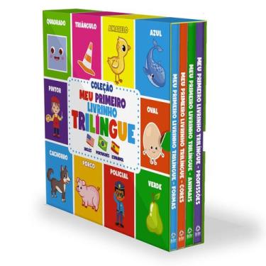 Imagem de Livro - Coleção Meu Primeiro Livrinho Trilíngue - Box com 4 Livrinhos