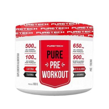 Imagem de Pure pre work (pré-treino) 100g - sabores - puretech - OnFast