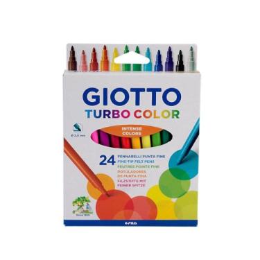 Imagem de Hidrocor Giotto turbo color intense colors com 24 cores