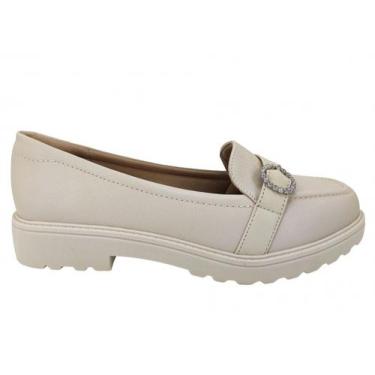 Imagem de Mocassim Casual Feminino Leve Modare 7357.109, Nude, 38
